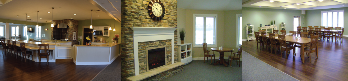 Updated and modern long-term care area at Otterbein Cridersville.