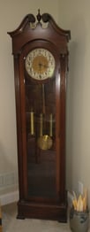The grandfather clock at Otterbein Granville