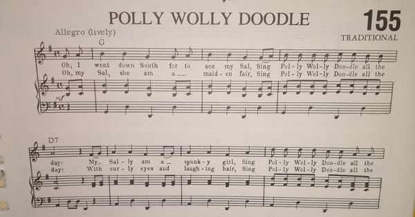 Polly Wolly Doodle sheet music