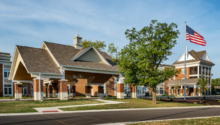 The Aurora Luxury Assisted Living Building